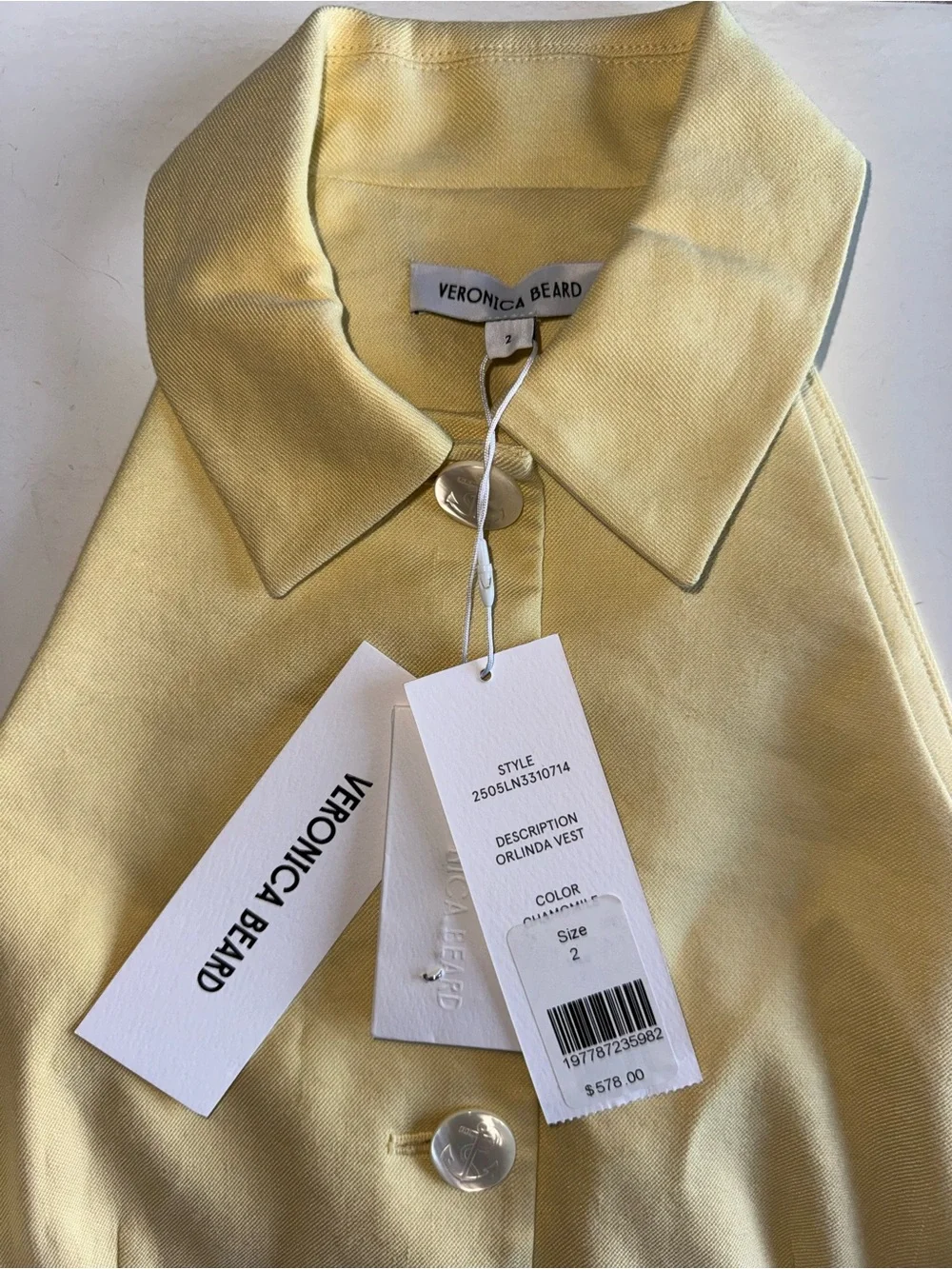Veronica Beard Orlinda Halter Neck Vest - Picture 12 of 16